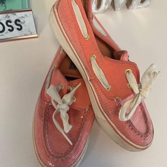 5 for$25- Sparkly Sperry Topsiders size 6 - Picture 2 of 16